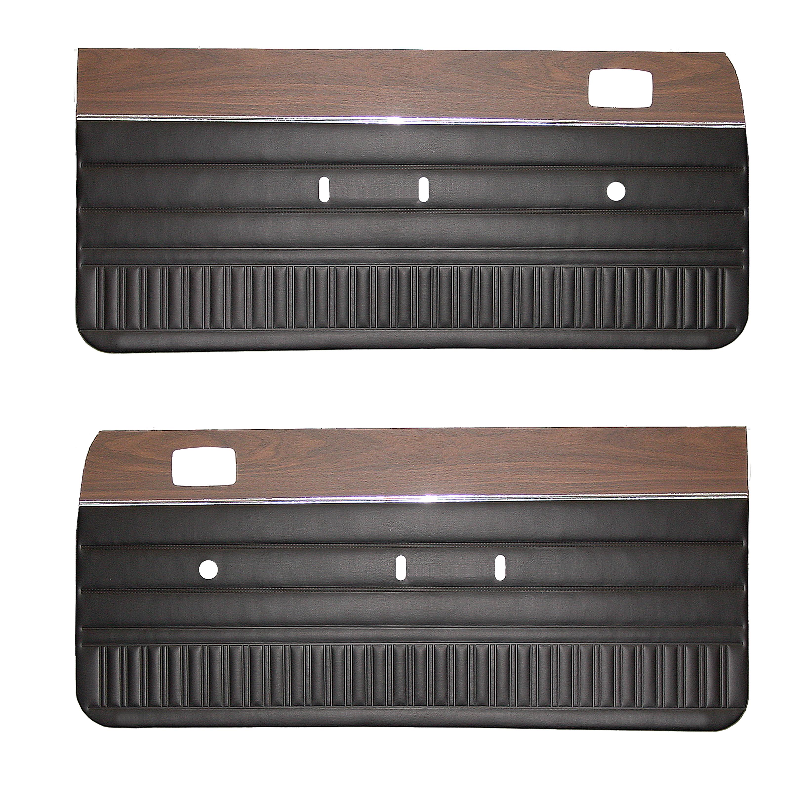 1973 Dart/Duster/Valiant Bench Front Panels - Black - Legendary
