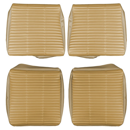 66 CHARGER FASTBACK REAR UPHOLSTERY - GINGER/GOLD