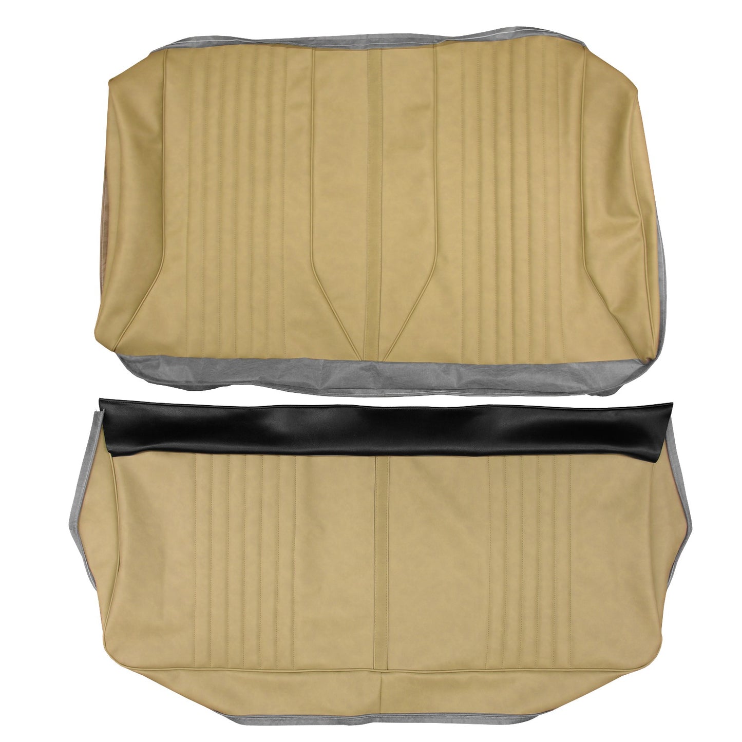 70 SKYLARK/GS "STANDARD" SPORT COUPE REAR UPHOLSTERY - SANDALWOOD
