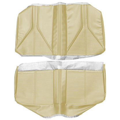 67 SKYLARK/GS SPORT COUPE REAR UPHOLSTERY - PEARL YELLOW