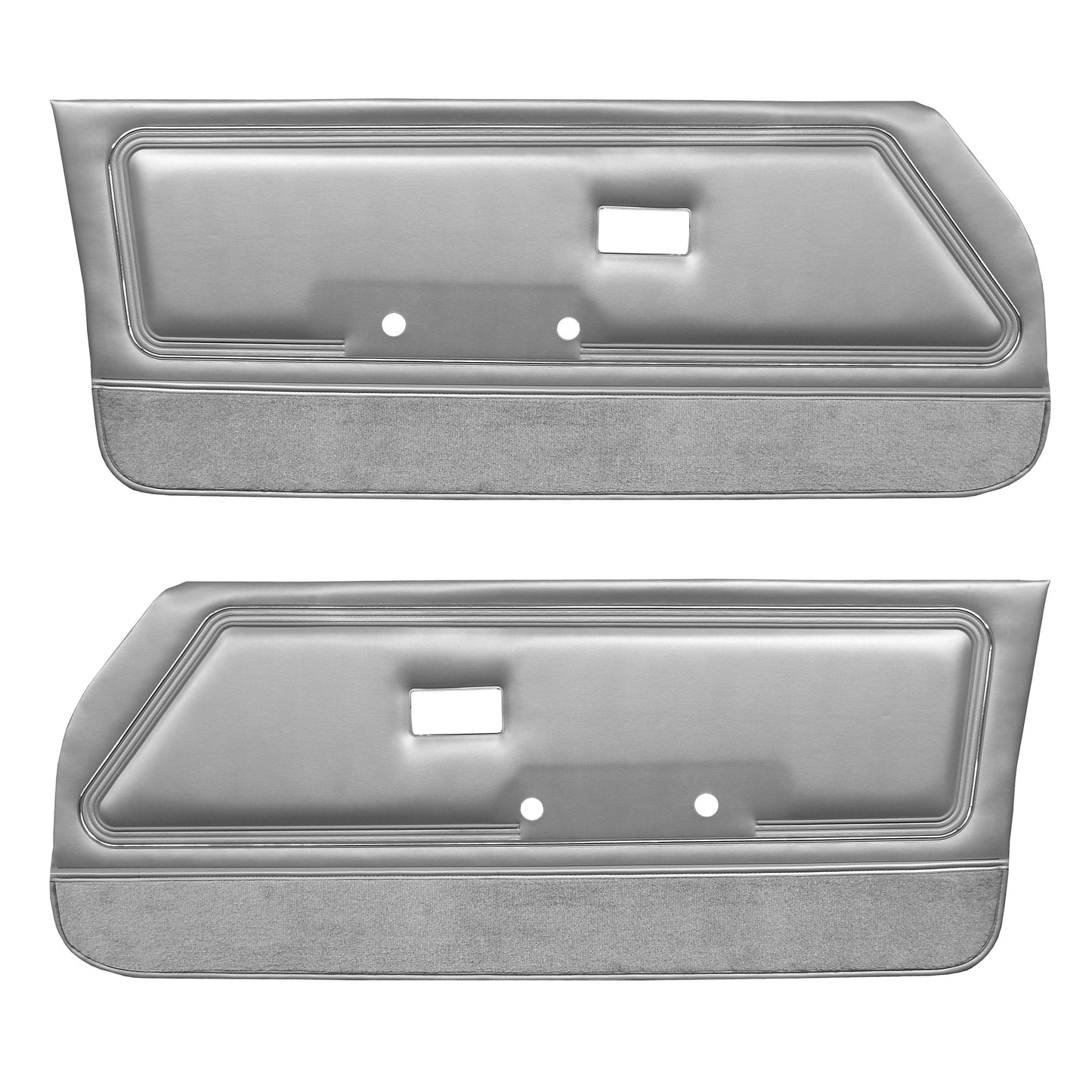 81 FIREBIRD/TRANS AM "DELUXE" DOOR PANELS (UNASSEMBLED) - SILVER
