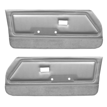 81 FIREBIRD/TRANS AM "DELUXE" DOOR PANELS (UNASSEMBLED) - SILVER