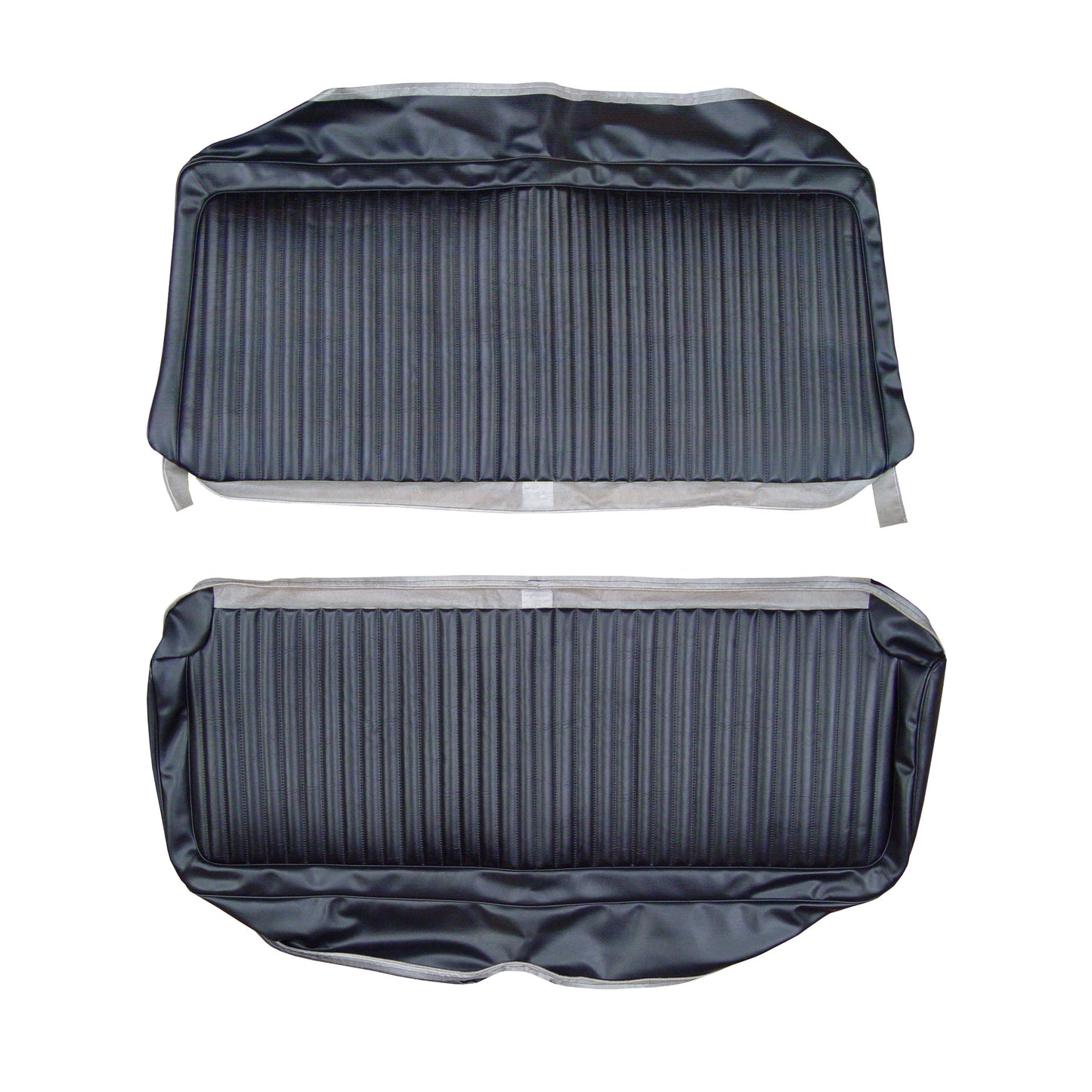 73 DART SWINGER/SCAMP "STANDARD" HARDTOP REAR REAR UPHOLSTERY - BLACK