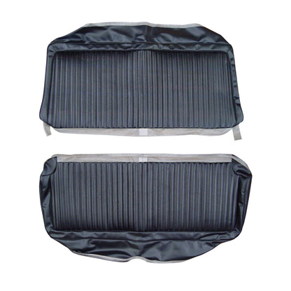 73 DART SWINGER/SCAMP "STANDARD" HARDTOP REAR REAR UPHOLSTERY - BLACK