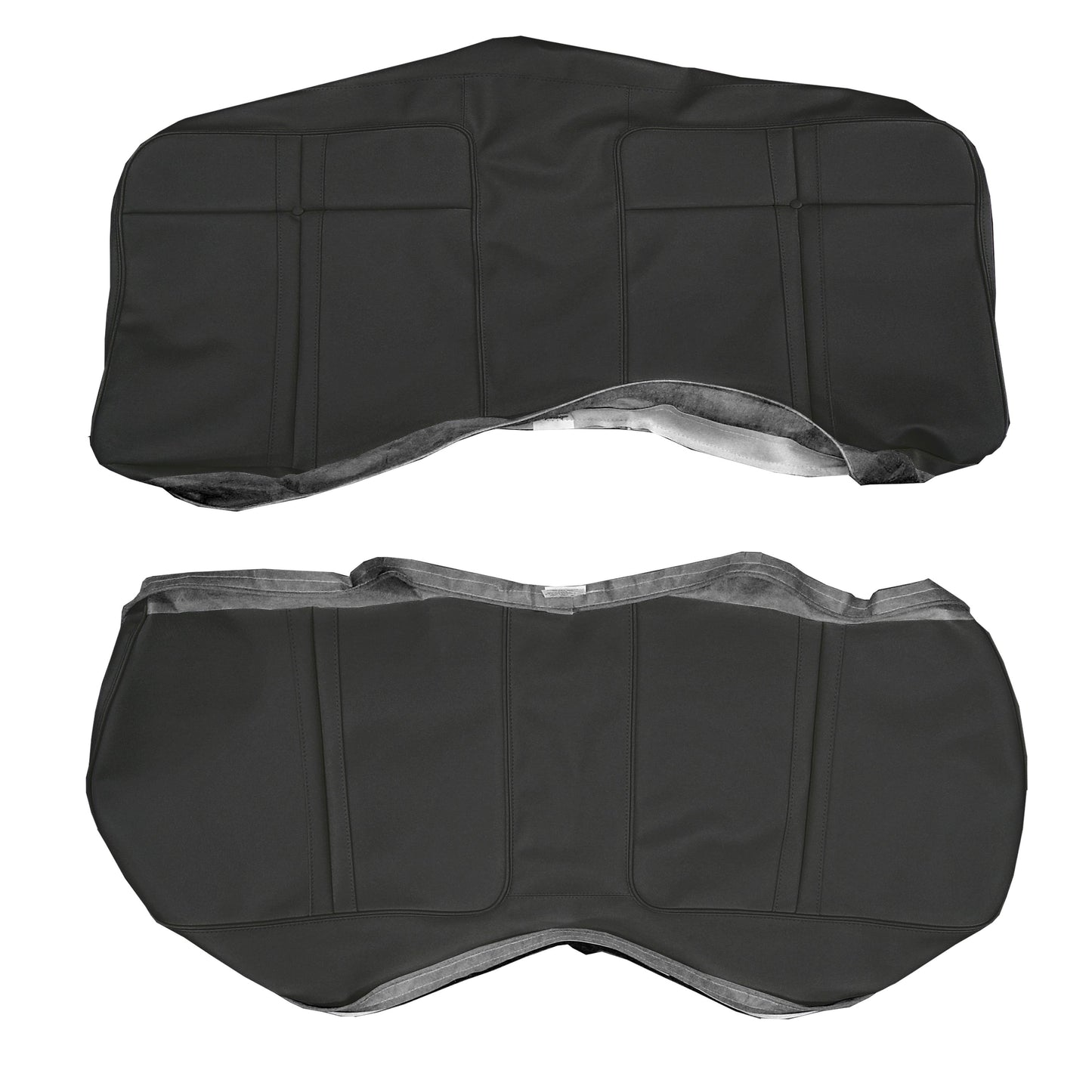 71 BARRACUDA/ CHALLENGER REAR UPHOLSTERY - BLACK
