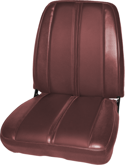 68 SPORT SATELLITE/GTX BUCKET SEAT UPHOLSTERY - MAROON