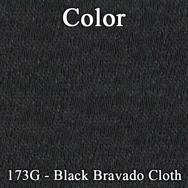74 DLX CLOTH BKTS - BLACK