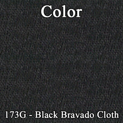 74 DLX CLOTH REAR - BLACK