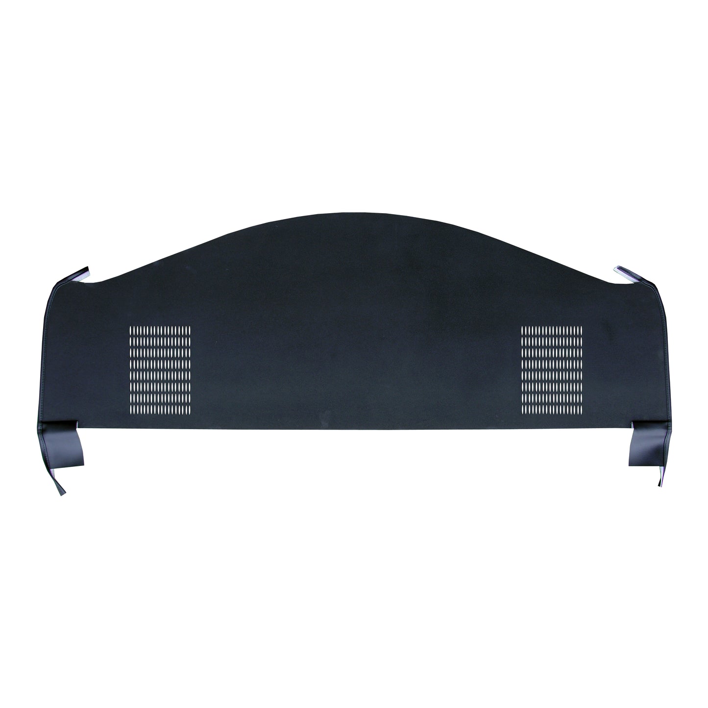68-70 DODGE/PLYMOUTH B-BODY HARDTOP (NOT CHARGER) PACKAGE TRAY WITH SAME DIRECTION SPEAKER CUT-OUTS - BLACK