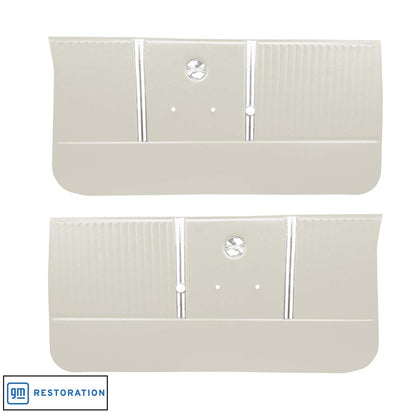 64 CHEVELLE/MALIBU FRONT DOOR PANELS - FROST WHITE