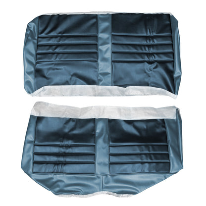 65 CHEVELLE/MALIBU HARDTOP REAR UPHOLSTERY - DARK BLUE/LIGHT BLUE