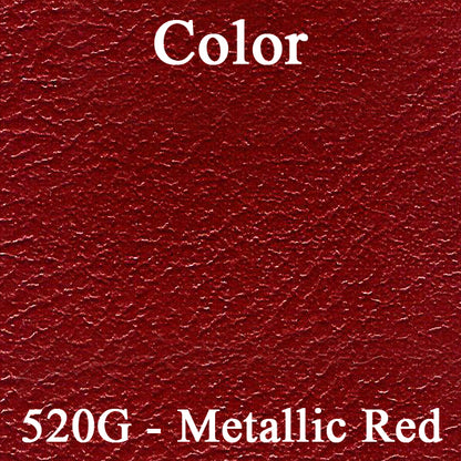 65 GTO/LEMANS BUCKET SEAT UPHOLSTERY - RED