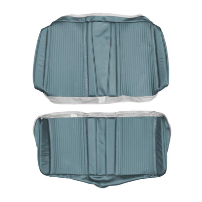 66 SATELLITE CONVERTIBLE REAR UPHOLSTERY - BLUE