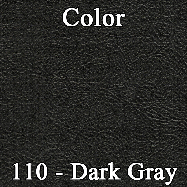 66 DART 270 SPLIT BENCH UPHOLSTERY - DARK GRAY/BLACK