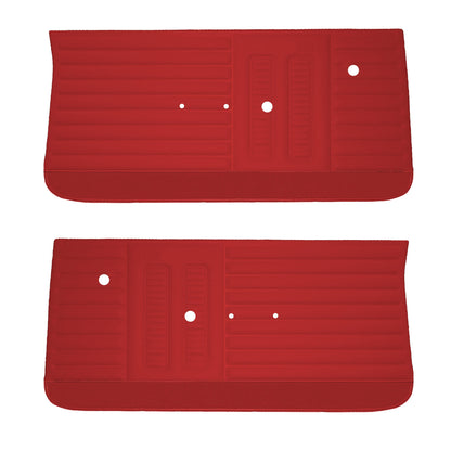 64 GTO/LEMANS FRONT DOOR PANELS - RED
