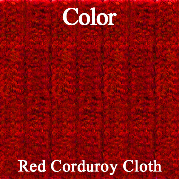 70 JAVELIN SST REAR SEAT CLOTH UPHOLSTERY - SRM RED CORDUROY/RED