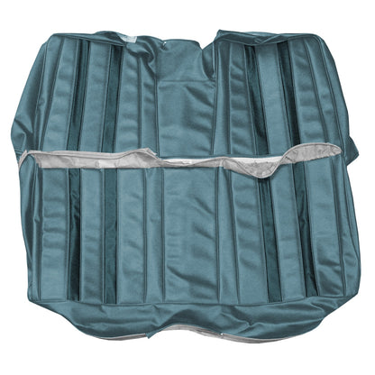 68 SPORT FURY HARDTOP REAR UPHOLSTERY - LIGHT BLUE W/ DARK BLUE ACCENT