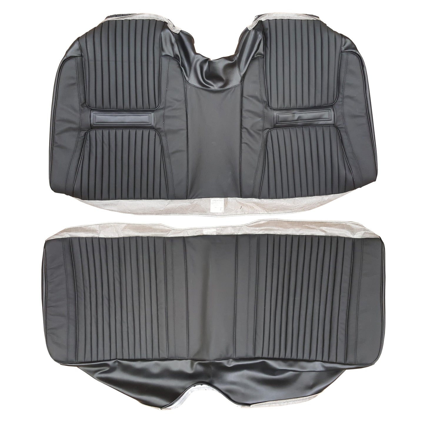 65 CHRYSLER 300/300L CONV. LEATHER UPHOLSTERY - BLACK