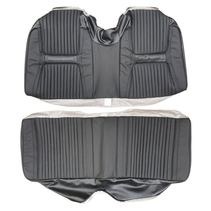 65 CHRYSLER 300/300L CONV. LEATHER UPHOLSTERY - BLACK