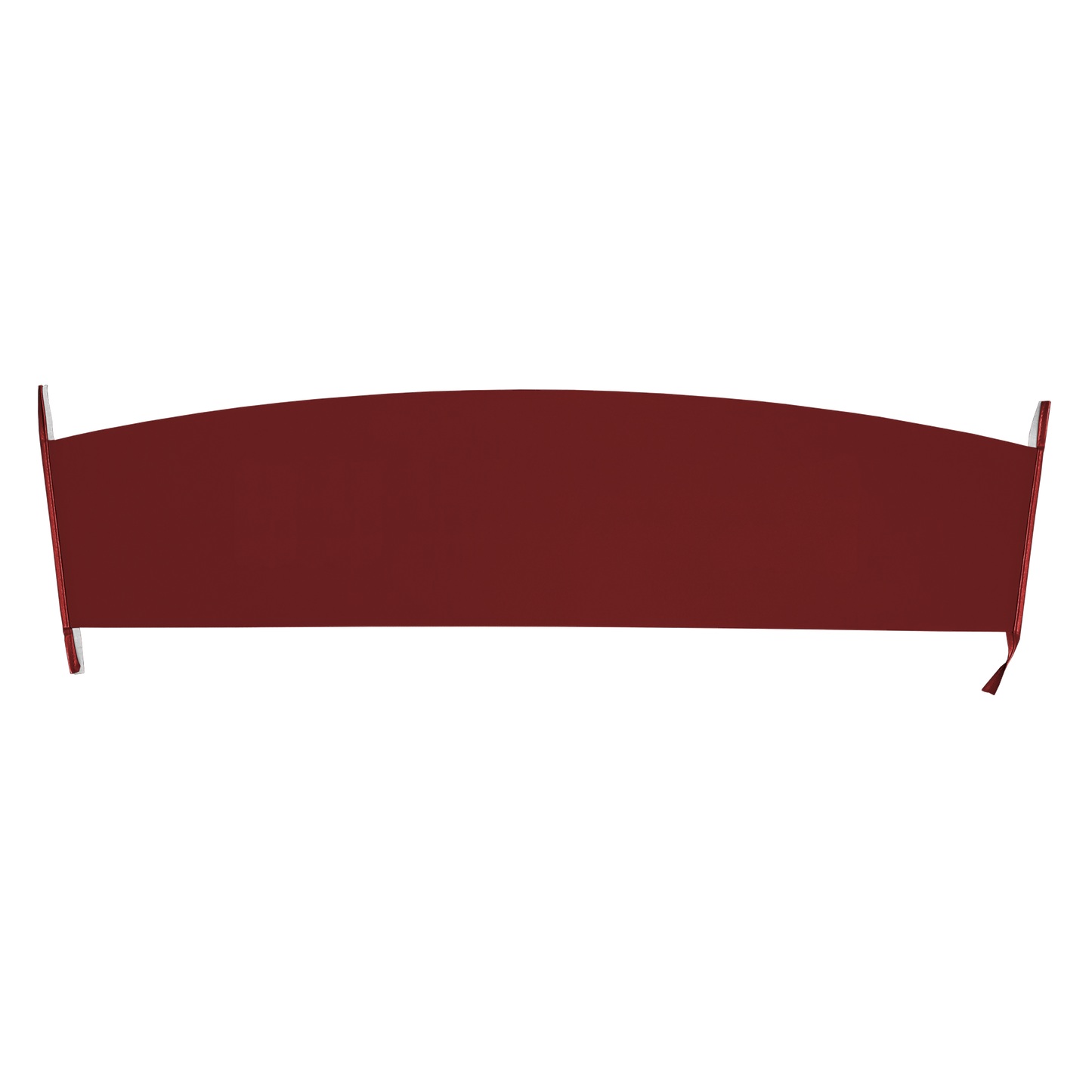 66-67 DODGE/PLYMOUTH B-BODY HARDTOP PACKAGE TRAY W/O SPEAKER CUT-OUTS - RED