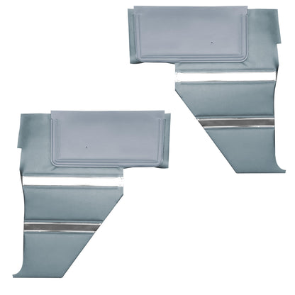 64 SPORT FURY CONVERTIBLE REAR PANELS - BLUE W/ SRM POWDER BLUE ACCENT