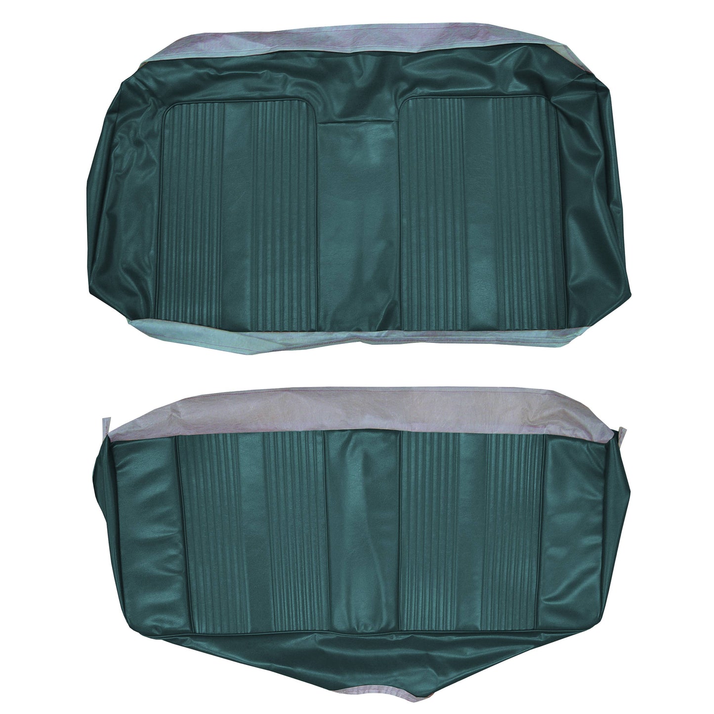 64 GTO/LEMANS CONVERTIBLE REAR UPHOLSTERY - AQUA