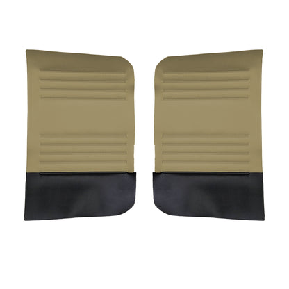 67 CORONET RT/500 CONVERTIBLE REAR PANELS - GOLD/BLACK