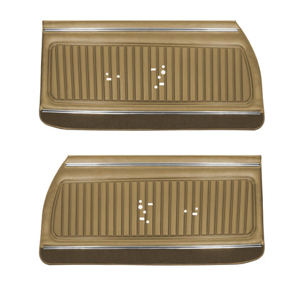 70 MONTE CARLO FRONT DOOR PANELS (UNASSEMBLED) - SADDLE