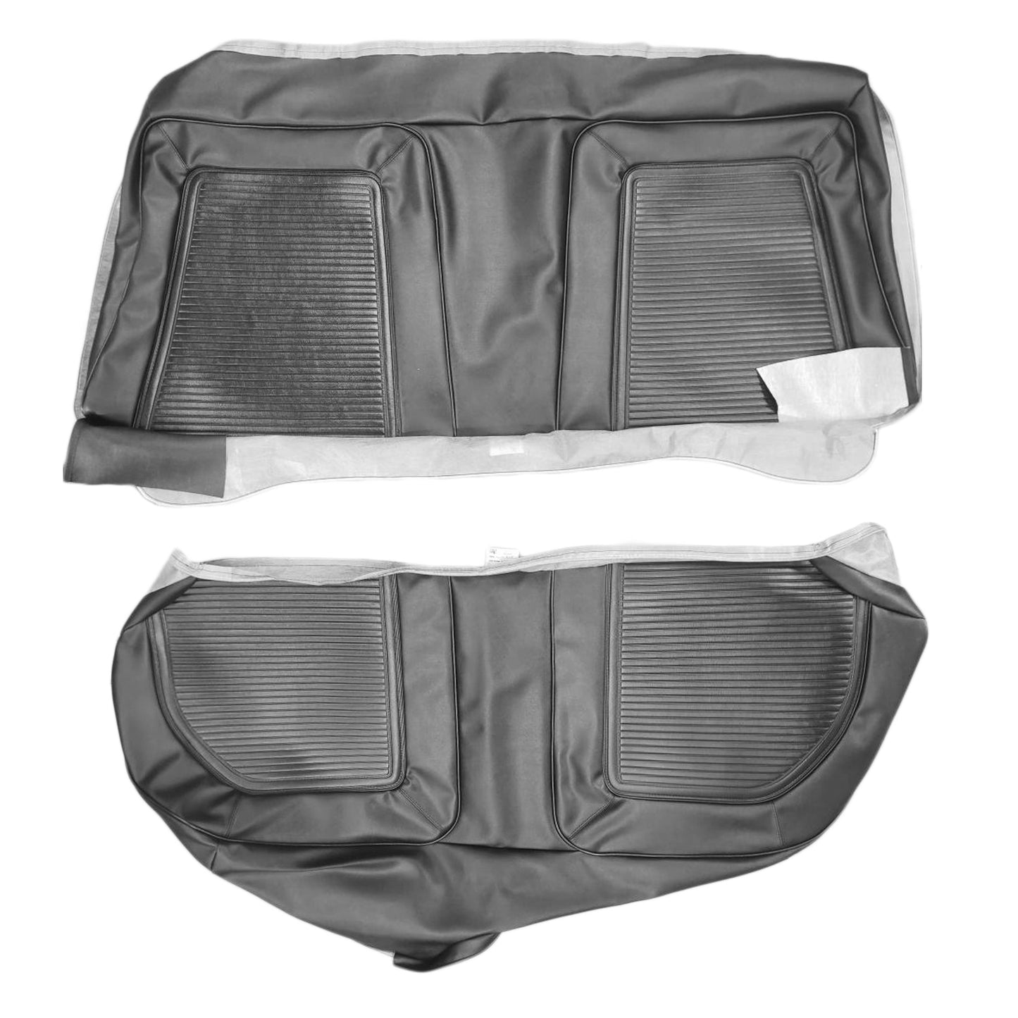 65 VALIANT SIGNET HARDTOP REAR UPHOLSTERY - BLACK
