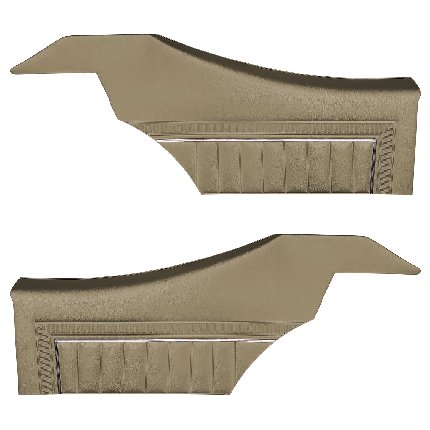 69 SKYLARK/GS "DELUXE" SPORT COUPE REAR PANELS (PRE-ASSEMBLED) - BUCKSKIN