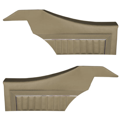 69 SKYLARK/GS "DELUXE" SPORT COUPE REAR PANELS (PRE-ASSEMBLED) - BUCKSKIN