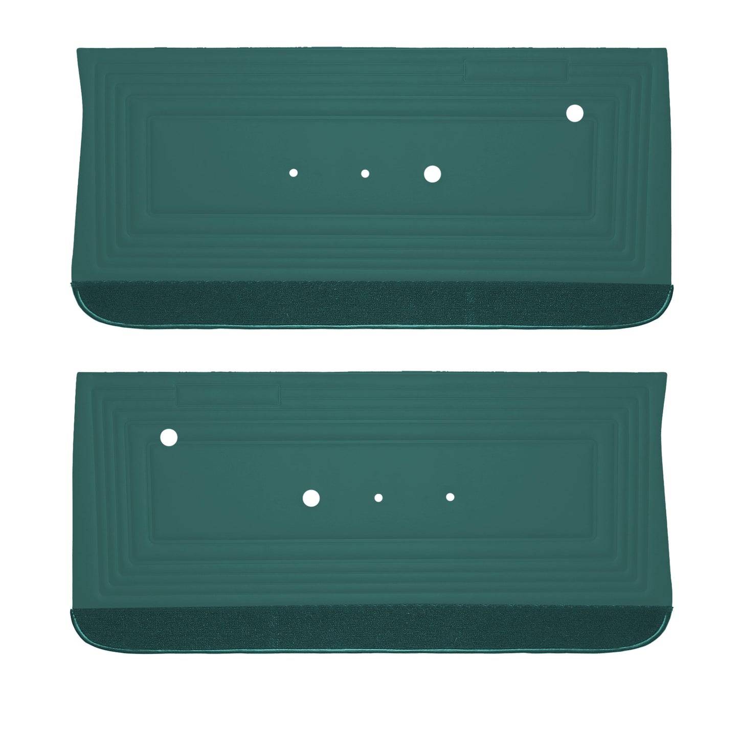 65 GTO/LEMANS FRONT DOOR PANELS - TURQUOISE