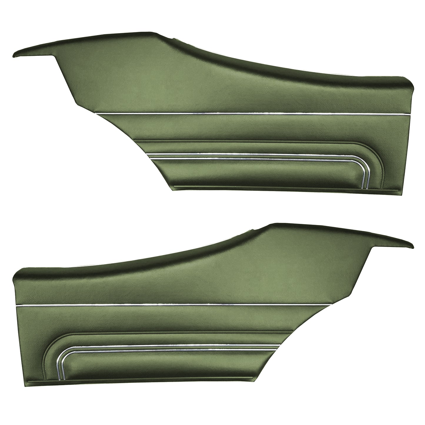 71 GTO/LEMANS SPORT HARDTOP REAR PANELS (PRE-ASSEMBLED) - JADE GREEN