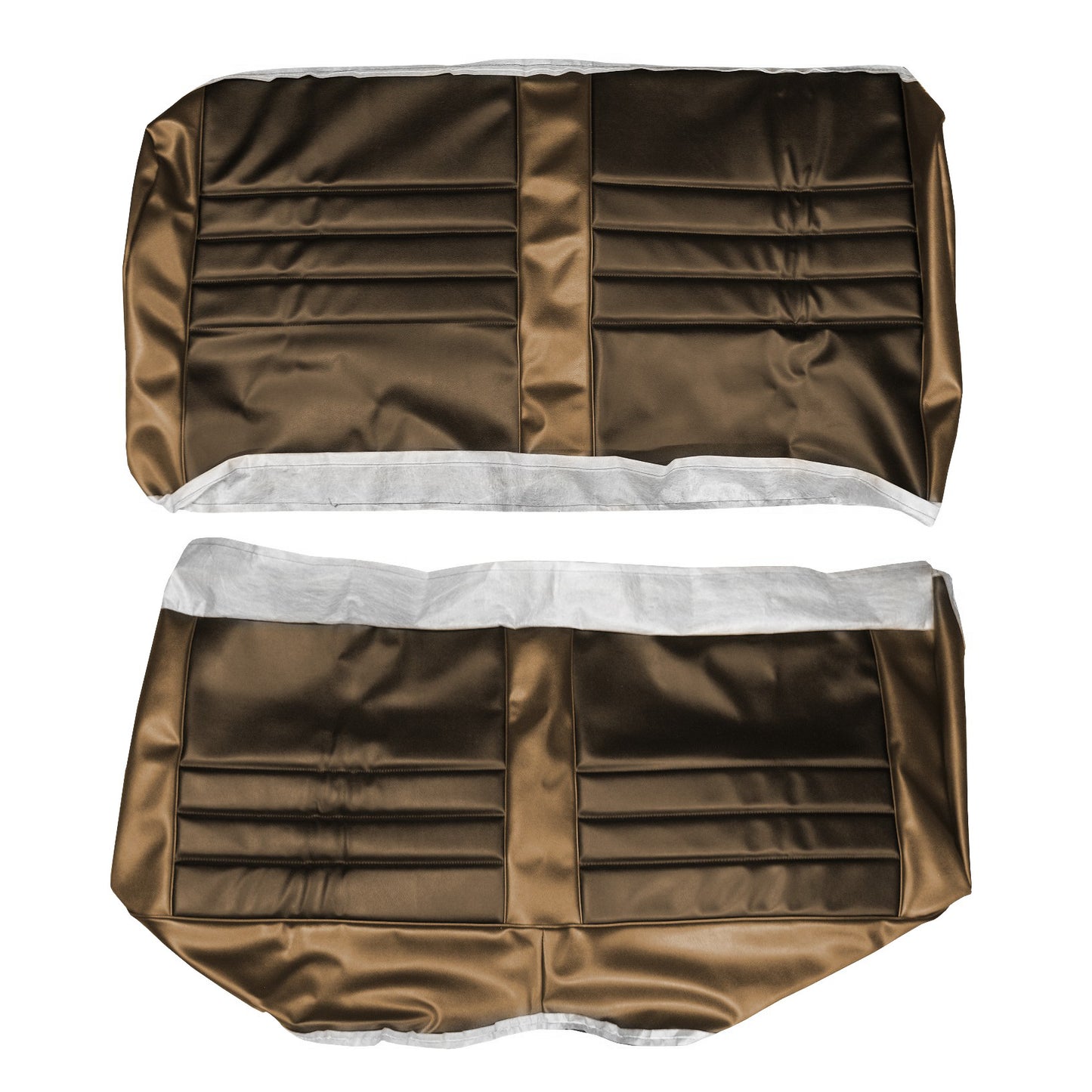 65 CHEVELLE/MALIBU HARDTOP REAR UPHOLSTERY - SRM BROWN/SRM SADDLE