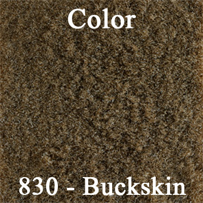 1974 DODGE CHARGER/CHARGER SE 4SP PILE CARPET- BUCKSK