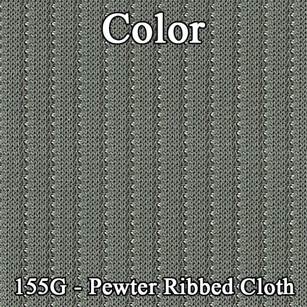 72 MONTE CARLO SPLIT BENCH CLOTH UPHOLSTERY - SRM PEWTER CLOTH/PEWTER