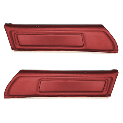 76 FIREBIRD/TRANS AM "DELUXE" UPPER DOOR PANELS (PRE-ASSEMBLED) - FIRETHORN