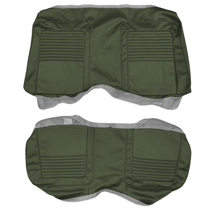 70 BARRACUDA/'CUDA HARDTOP REAR UPHOLSTERY - GREEN