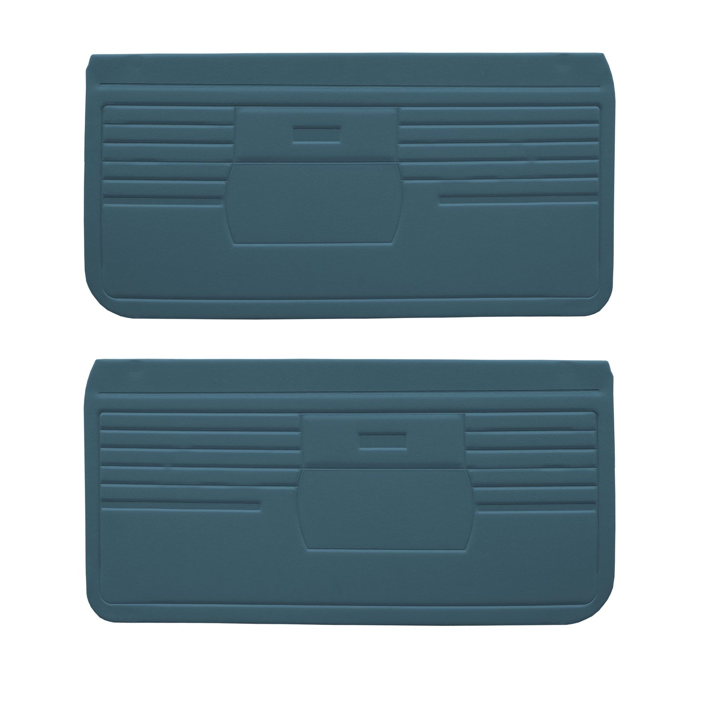 68 CAMARO "STANDARD" FRONT DOOR PANELS (UNASSEMBLED) - BLUE