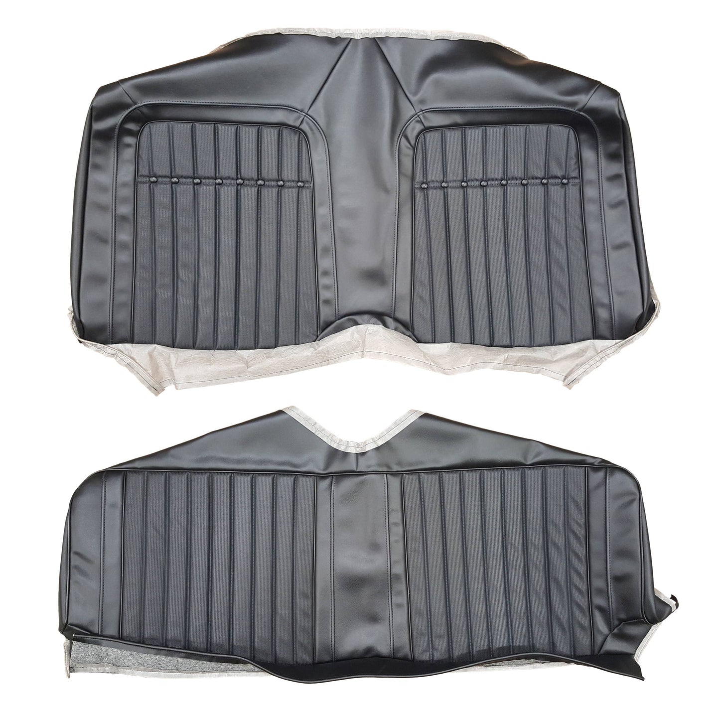 69 CAMARO "DELUXE" FIXED HARDTOP REAR UPHOLSTERY - RED