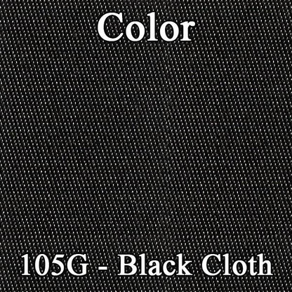 70 CLOTH BENCH - BLACK/BLACK