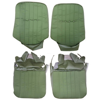 71 MONTE CARLO BUCKET SEAT CLOTH UPHOLSTERY - SRM GREEN CLOTH/JADE GREEN