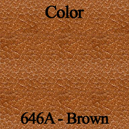 73 GREMLIN/HORNET BUCKET SEAT UPHOLSTERY - PARCHMENT/SRM BROWN