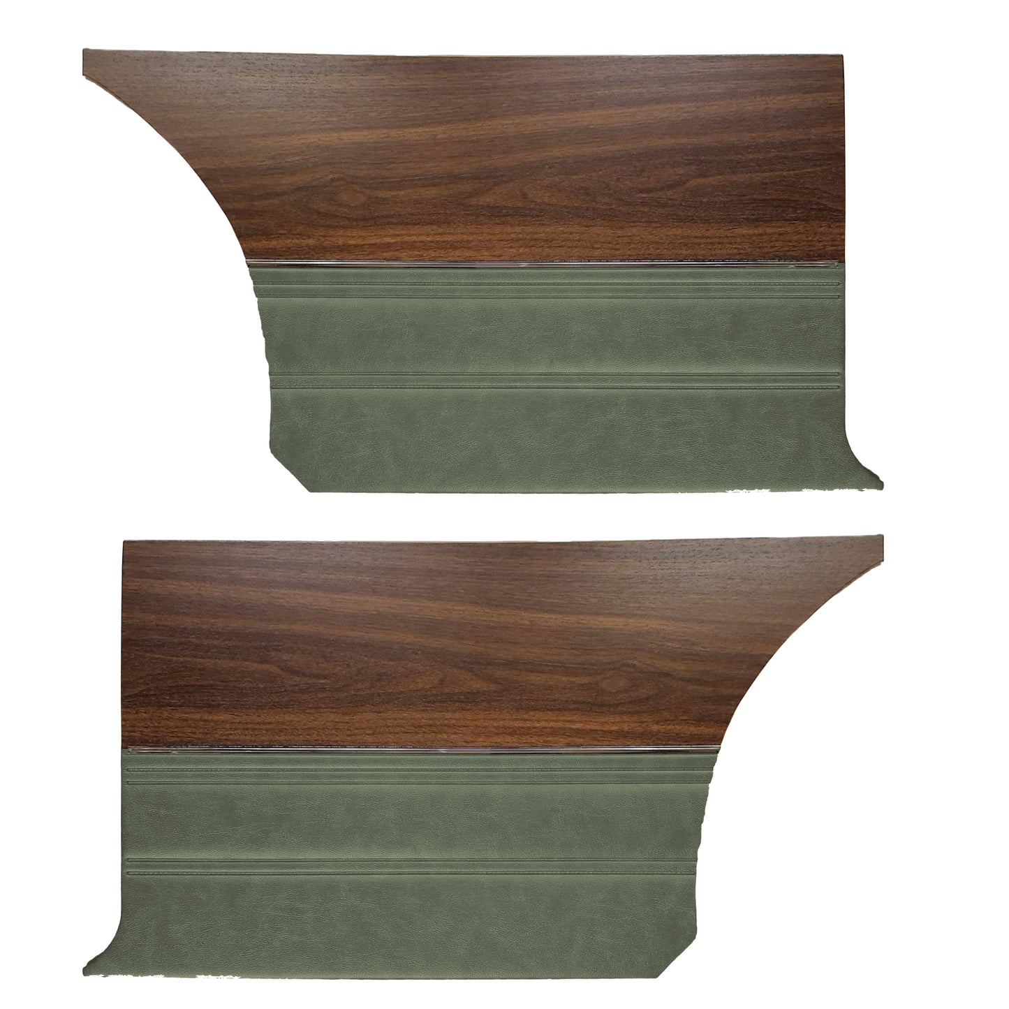 69 SATELLITE SPORT/GTX HARDTOP REAR PANELS - GREEN