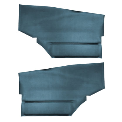 68 CAMARO "DELUXE" HARDTOP REAR PANELS W/ FOLD-DOWN SEAT (UNASSEMBLED) - BLUE