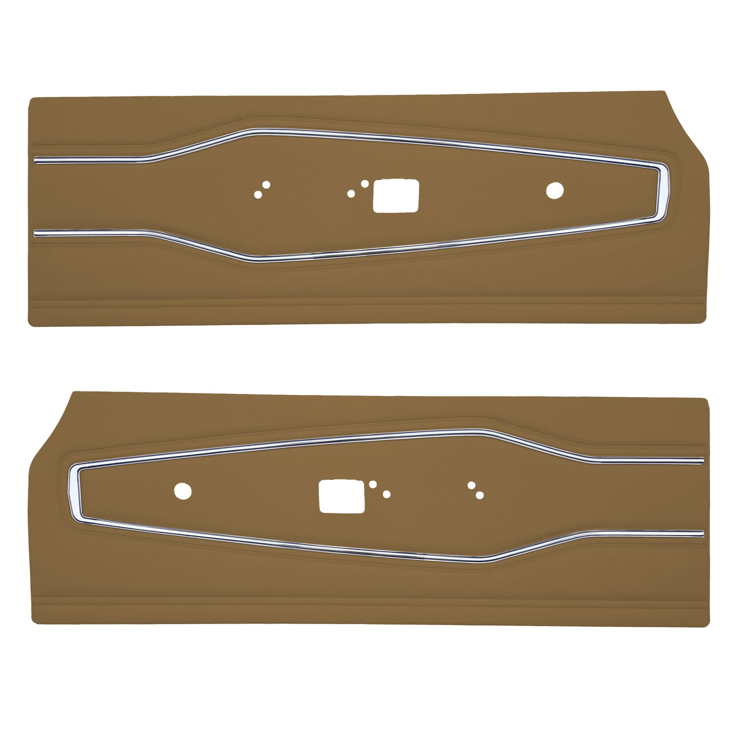 70 CHARGER FRONT DOOR PANELS - BROWN