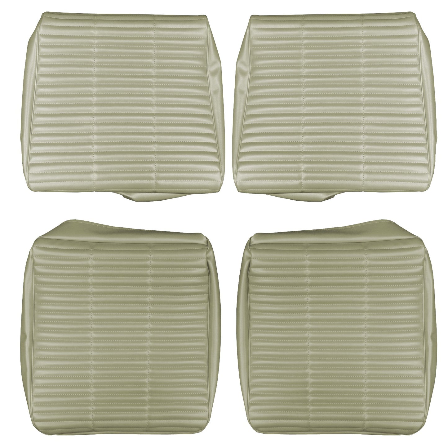 66 CHARGER FASTBACK REAR UPHOLSTERY - CITRON