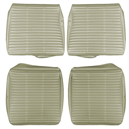 66 CHARGER FASTBACK REAR UPHOLSTERY - CITRON