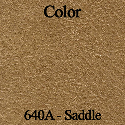 69 AMX BUCKET SEAT LEATHER UPHOLSTERY - SADDLE