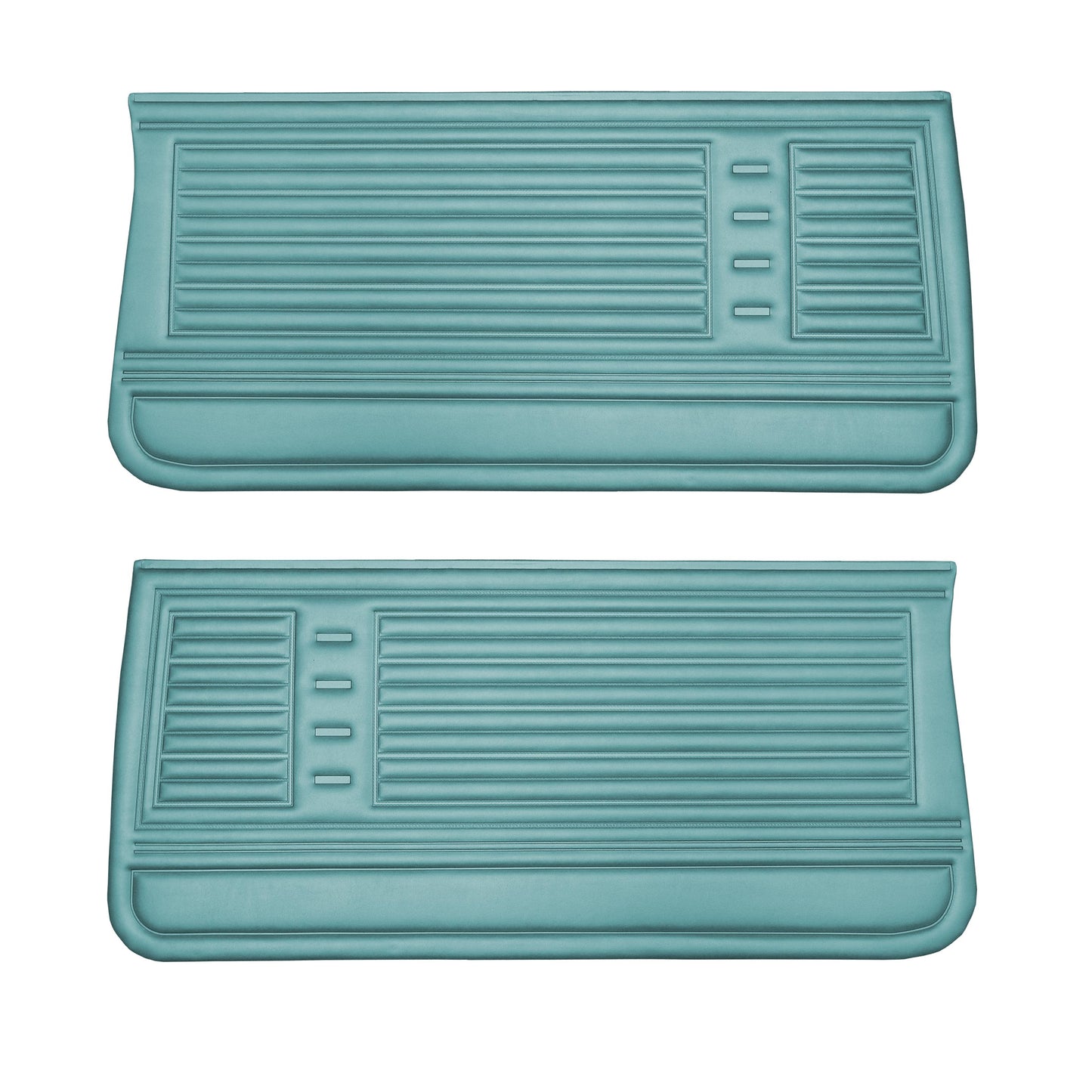 67 CHEVELLE/MALIBU FRONT DOOR PANELS - TURQUOISE